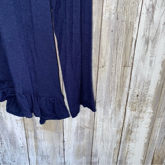 Matilda Jane Stay Warm Navy Ruffle Blouse - Picture 4 of 6